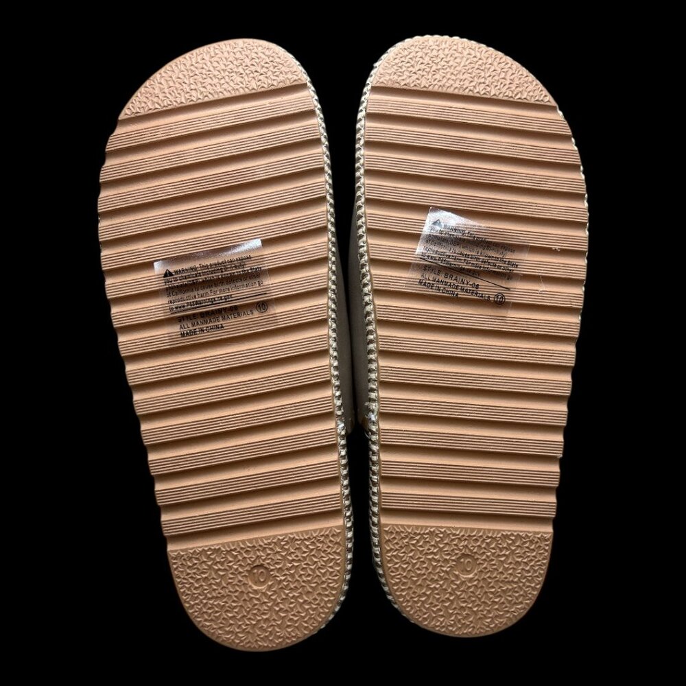 Forever BRAINY-06 Platform Sandal with Stitching - Taupe - Size 10 (NEW IN BOX) - Picture 5 of 7